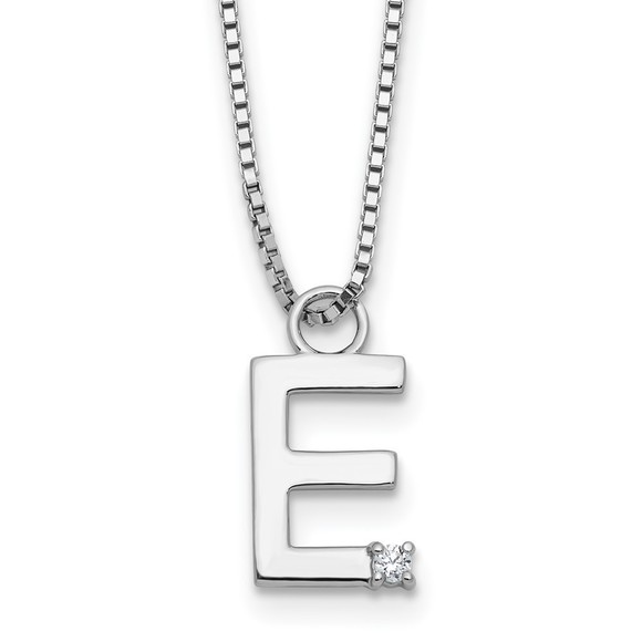 925 Sterling Silver RH-plated 18
